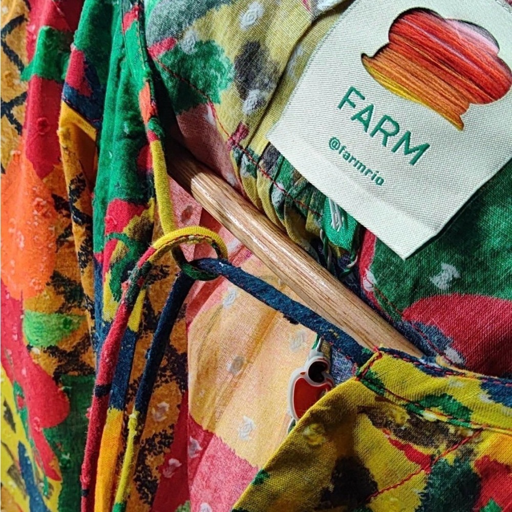 FARM Rio Multi-Color Tropical Print Mini Dress - Picture 3 of 5